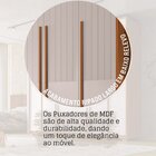 Guarda-roupa Casal Com Frisado 6 Portas 6 Gavetas Suburban Go