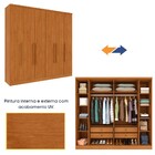 Guarda Roupa Casal Com Pé 6 Portas 4 Gavetas Veneza Tcil