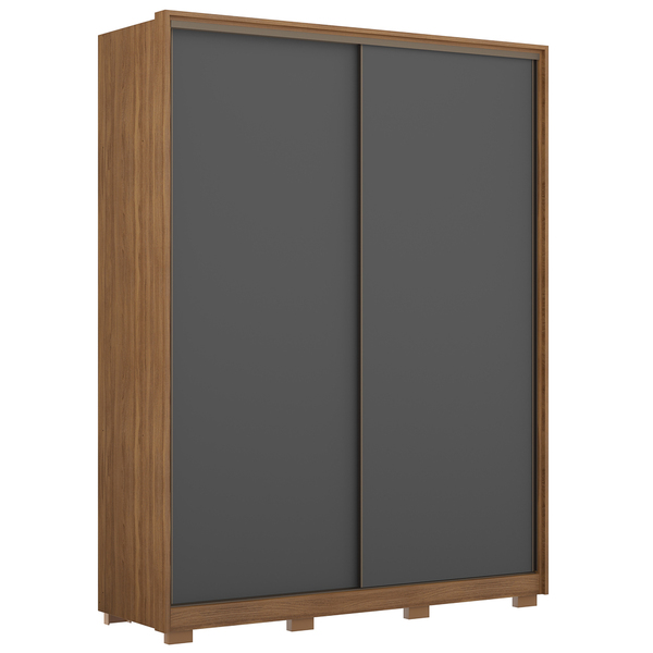 Guarda Roupa Casal Com Pés 2 Portas 3 Gavetas Epico D02 Amend