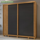 Guarda Roupa Casal Com Pés 2 Portas 4 Gavetas Velaris Flex Lo