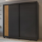 Guarda Roupa Casal Com Pés 2 Portas 4 Gavetas Velaris Flex Lo