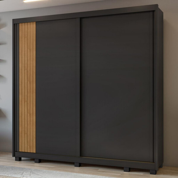 Guarda Roupa Casal Com Pés 2 Portas 4 Gavetas Velaris Flex Lo