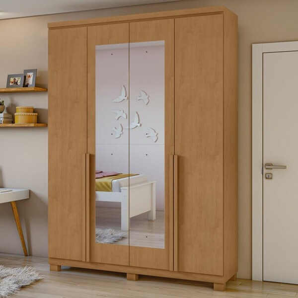 Guarda Roupa Casal Com Pés 2 Portas 6 Gavetas Toronto Flex Lo