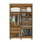 Guarda Roupa Casal Com Pés 2 Portas 6 Gavetas Toronto Flex Lo