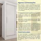 Guarda Roupa Casal Com Pés 3 Portas 4 Gavetas Taifa 190cm Esp