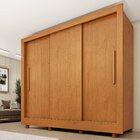 Guarda Roupa Casal Com Pés 3 Portas 4 Gavetas Taifa 190cm Esp