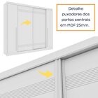 Guarda Roupa Casal Com Pés 4 Portas 4 Gavetas Luxor Espresso