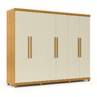 Guarda Roupa Casal Com Pés 6 Portas 100 Mdf Absolut New Gelius