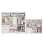 Guarda Roupa Casal Com Pés 6 Portas 100 Mdf Aurora Panan