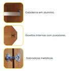 Guarda Roupa Casal Com Pés 6 Portas 4 Gavetas 239cm Veneza