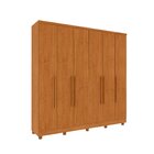 Guarda Roupa Casal Com Pés 6 Portas 4 Gavetas 239cm Veneza