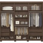 Guarda Roupa Casal Com Pés 6 Portas 4 Gavetas Imaginare Santo