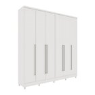 Guarda-roupa Casal Com Pés 6 Portas 8 Gavetas 270cm Sevilla
