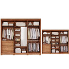 Guarda Roupa Casal Com Pés 6 Portas Mdf Aurora Panan