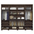 Guarda Roupa Casal Com Pés 8.4 Master Vip Ébano