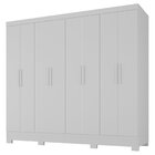 Guarda Roupa Casal Com Pés 8 Portas 4 Gavetas Jatobá Yescasa