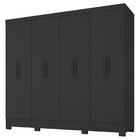 Guarda Roupa Casal Com Pés 8 Portas 4 Gavetas Jatobá Yescasa