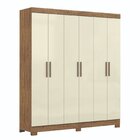 Guarda Roupa Casal Com Pés Paris 6 Portas 2 Gavetas Paris Esp