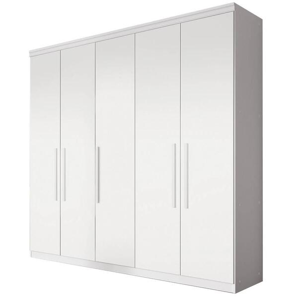 Guarda Roupa Casal Com Sapateira Slow Motion Duo F08 Branco -