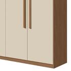 Guarda Roupa Casal Com Sapateira Slow Motion Duo Freijó/off -