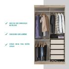 Guarda Roupa Casal Compacto 4 Portas 4 Gav Espelho Solares Ca