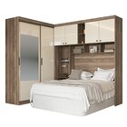 Guarda Roupa Casal Compacto 6 Portas 7 Nichos 5 Gavetas Com E