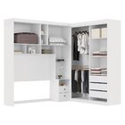 Guarda Roupa Casal Compacto 6 Portas 7 Nichos 5 Gavetas Paris