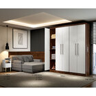 Guarda Roupa Casal Completo Modulado 200 Cm 6 Peças Mdp Casta