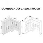 Guarda-roupa Casal Conjugado 7 Portas E 5 Gavetas Imola Móvei