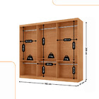 Guarda Roupa Casal Connor 100 Mdf 3 Portas De Correr Moderna