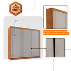 Guarda Roupa Casal Connor 100 Mdf 3 Portas De Correr Moderna