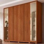 Guarda-roupa Casal Constantine 6 Portas 6 Gavetas Com Vidro R