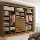Guarda-roupa Casal Córdoba  6 Portas 6 Gavetas 100% Mdf Com E