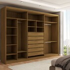 Guarda-roupa Casal Córdoba  6 Portas 6 Gavetas 100% Mdf Com E