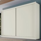 Guarda-roupa Casal Creta 2 Portas 4 Gavetas 100% Mdf Off Whit