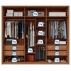 Guarda-roupa Casal Cristal 6 Portas Reflecta 4 Gavetas Buriti