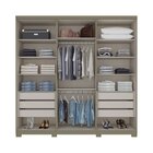 Guarda-Roupa Casal D219 Mango 6 Portas 6 Gavetas Henn