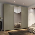 Guarda-Roupa Casal D219 Mango 6 Portas 6 Gavetas Henn