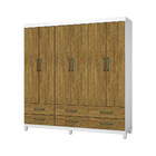 Guarda Roupa Casal D22 6 Portas 6 Gavetas Carioca Móveis