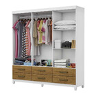 Guarda Roupa Casal D22 6 Portas 6 Gavetas Carioca Móveis