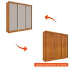 Guarda-roupa Casal Dacar 3 Pt 4 Gv Cinamomo E Off White