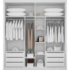 Guarda Roupa Casal Dali 2 Portas E 6 Gavetas Rufato