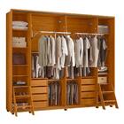 Guarda Roupa Casal Dalí Ripado 2 Portas Deslizantes Com 4 Esp