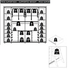 Guarda Roupa Casal Dalí Ripado 2 Portas Deslizantes - Madetec