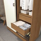 Guarda-roupa Casal De 2 Portas Móveis Kappesberg Canela/off W