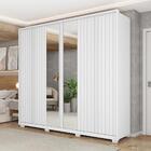 Guarda-roupa Casal Decimus 6 Portas 4 Gavetas Com Espelho Rip