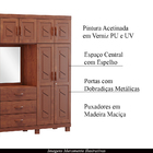 Guarda Roupa Casal Decorativo Alonso Madeira 10 Portas Com Ca