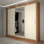 Guarda-roupa Casal Del Plata 3 Portas 4 Gavetas Com Espelho C