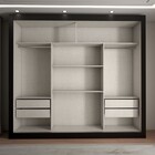 Guarda-roupa Casal Del Plata 3 Portas 4 Gavetas Espelhado Pre