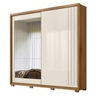 Guarda Roupa Casal Dhara 3 Portas Com Espelho 2 Gavetas Freij